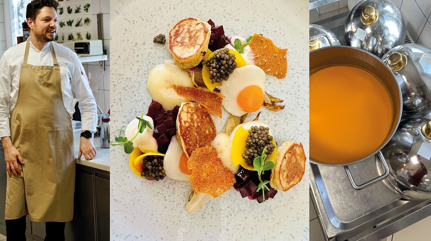 Kitchen visit with chef Andreas Wolff at The Original FX Mayr